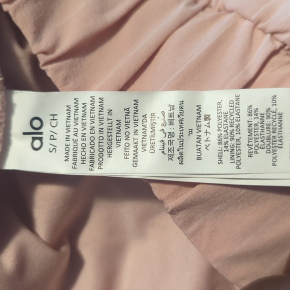 ALO Yoga Pinstripe Daylight Mini Skirt. - Picture 9 of 12